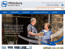 Tablet Screenshot of millersburgelectric.com